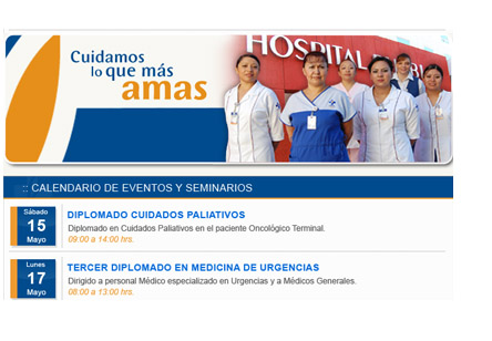 Dise&ntilde;o web - Hospital Puebla