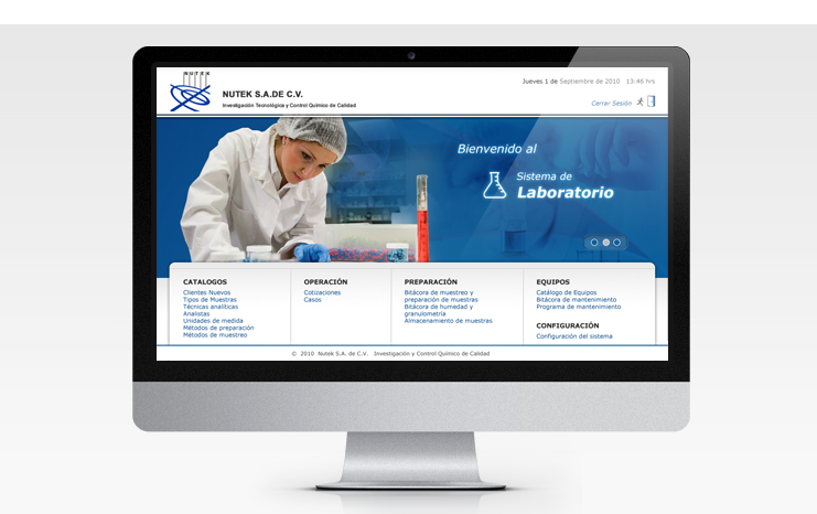 Dise&ntilde;o de sitio web - Nutek