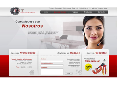 Dise&ntilde;o de sitio web - Herramientas TST